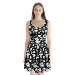 Split Back Mini Dress  