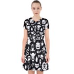 Monsters Adorable in Chiffon Dress