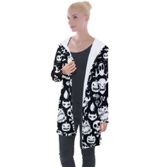 Longline Hooded Cardigan 