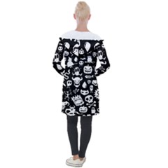 Longline Hooded Cardigan 