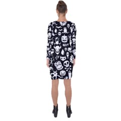 Asymmetric Cut-Out Shift Dress 