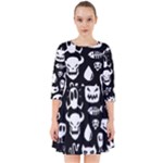 Monsters Smock Dress