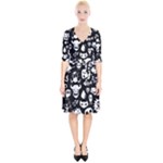 Monsters Wrap Up Cocktail Dress