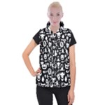 Monsters Women s Button Up Vest