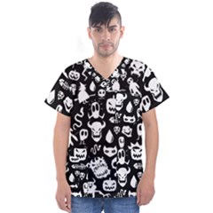 Men s V-Neck Scrub Top 