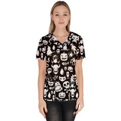 Women s V-Neck Scrub Top 
