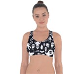 Monsters Cross String Back Sports Bra