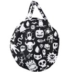 Monsters Giant Round Zipper Tote