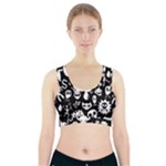 Monsters Sports Bra With Pocket