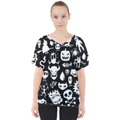 V-Neck Dolman Drape Top 