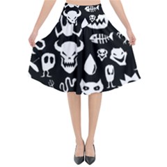 Flared Midi Skirt 