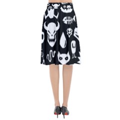 Flared Midi Skirt 