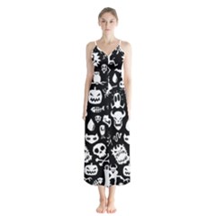 Button Up Chiffon Maxi Dress 