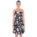 Ruffle Detail Chiffon Dress 