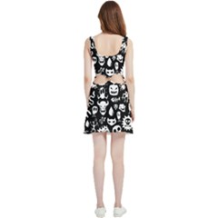 Velour Cutout Dress 