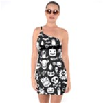 Monsters One Soulder Bodycon Dress