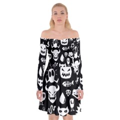 Off Shoulder Skater Dress 