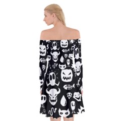 Off Shoulder Skater Dress 