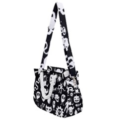 Rope Handles Shoulder Strap Bag 