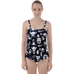 Monsters Twist Front Tankini Set