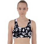 Monsters Back Weave Sports Bra