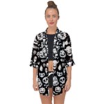 Monsters Open Front Chiffon Kimono