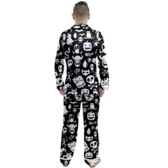 Men s Long Sleeve Satin Pajamas Set 