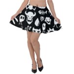 Monsters Velvet Skater Skirt