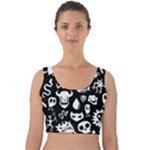 Monsters Velvet Crop Top