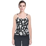 Monsters Velvet Spaghetti Strap Top