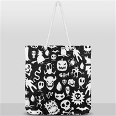 Full Print Rope Handle Tote (Large) 