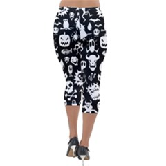 Lightweight Velour Capri Leggings  