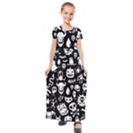 Monsters Kids  Short Sleeve Maxi Dress