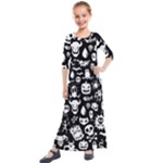 Monsters Kids  Quarter Sleeve Maxi Dress