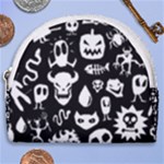 Monsters Horseshoe Style Canvas Pouch