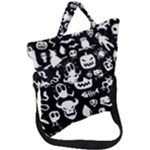 Monsters Fold Over Handle Tote Bag