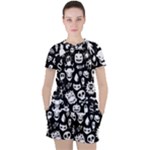 Monsters Women s Tee and Shorts Set
