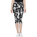 Monsters Inside Out Lightweight Velour Capri Leggings 