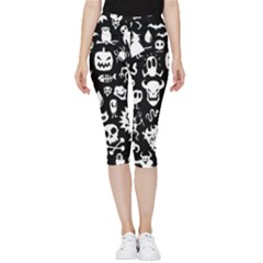 Inside Out Lightweight Velour Capri Leggings  