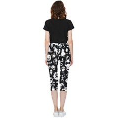 Inside Out Lightweight Velour Capri Leggings  