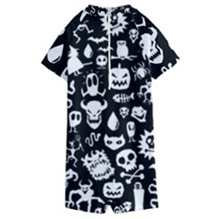 Kids  Boyleg Half Suit Swimwear 