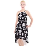 Monsters High-Low Halter Chiffon Dress 
