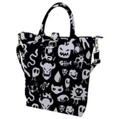 Buckle Top Tote Bag 