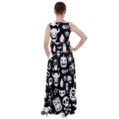 Empire Waist Velour Maxi Dress 