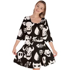 Velour Kimono Dress 