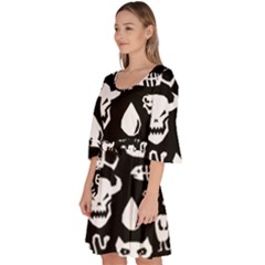 Velour Kimono Dress 