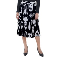 Classic Velour Midi Skirt  