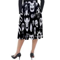 Classic Velour Midi Skirt  