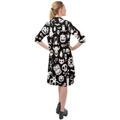 Long Sleeve Mini Shirt Dress 