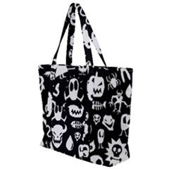Zip Up Canvas Bag 